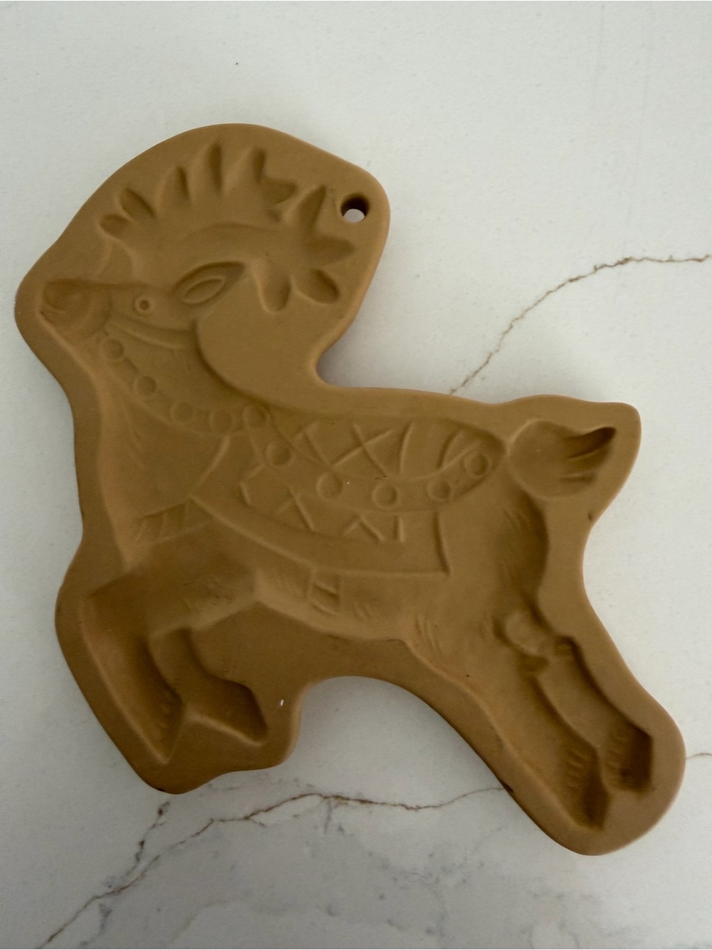 Reindeer Silicone Mold in Brown for Holiday Baking and Crafts